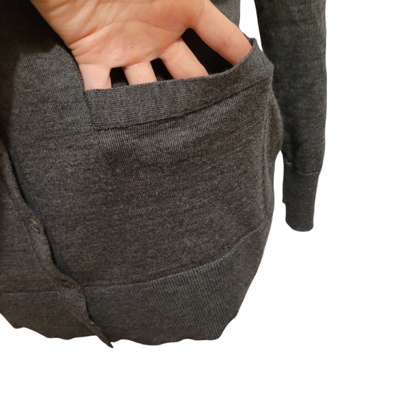 Banana Republic Washable Merino Wool Cozy Boyfriend Cardigan Sweater, Size S - Picture 3 of 7